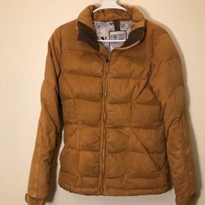 Gray Duck Down Burton Snowboard Jacket